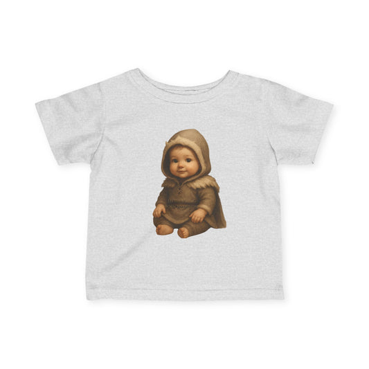 Little Viking Infant Tee — Vintage Cherub Baby Graphic