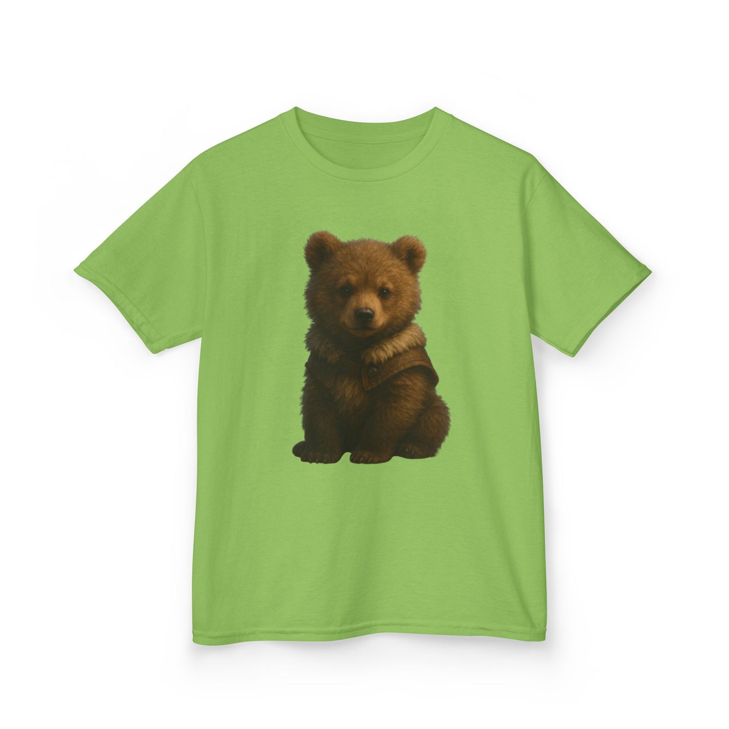 Kids T‑Shirt — Cute Sitting Bear Graphic Tee for Toddlers & Kids