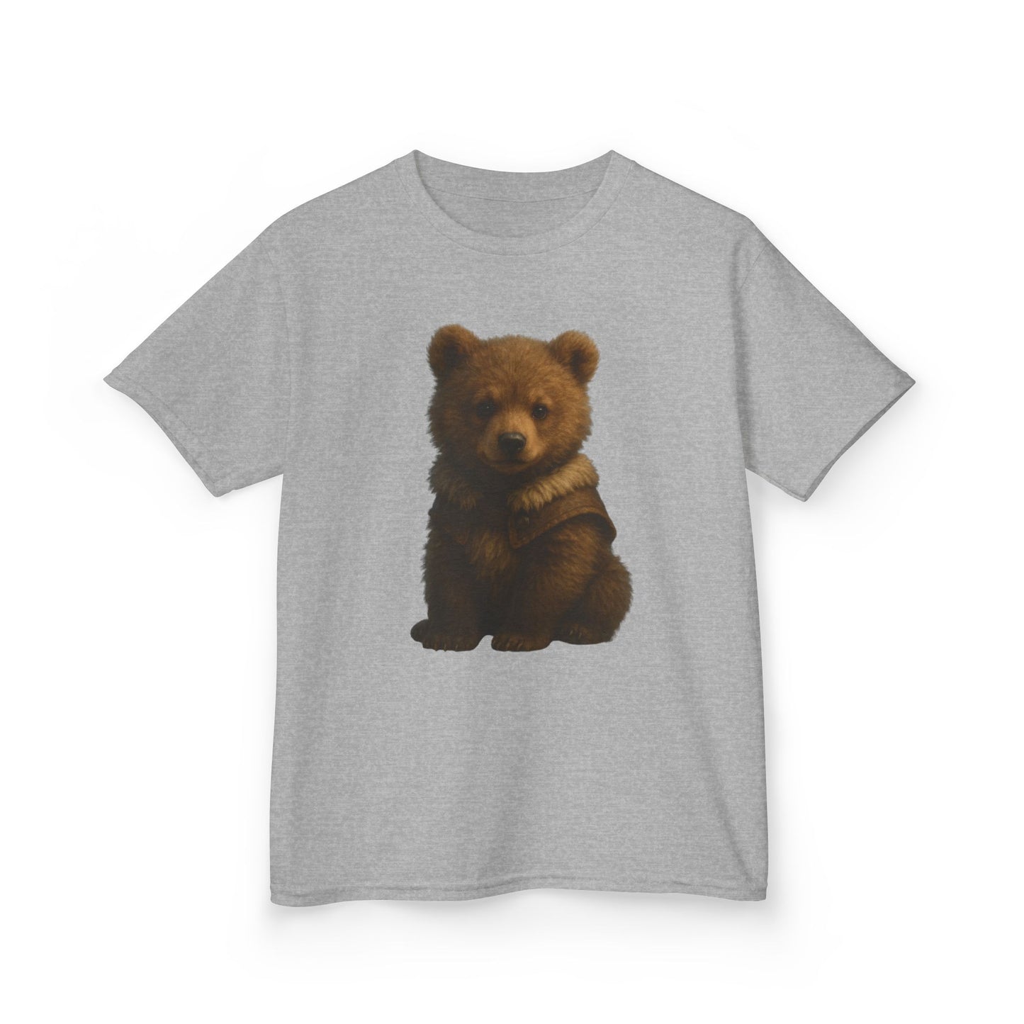 Kids T‑Shirt — Cute Sitting Bear Graphic Tee for Toddlers & Kids
