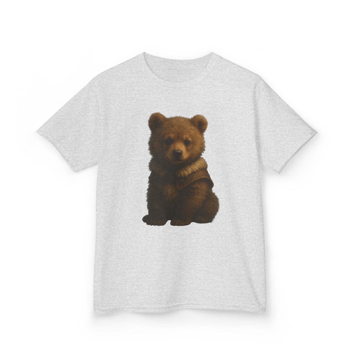 Kids T‑Shirt — Cute Sitting Bear Graphic Tee for Toddlers & Kids