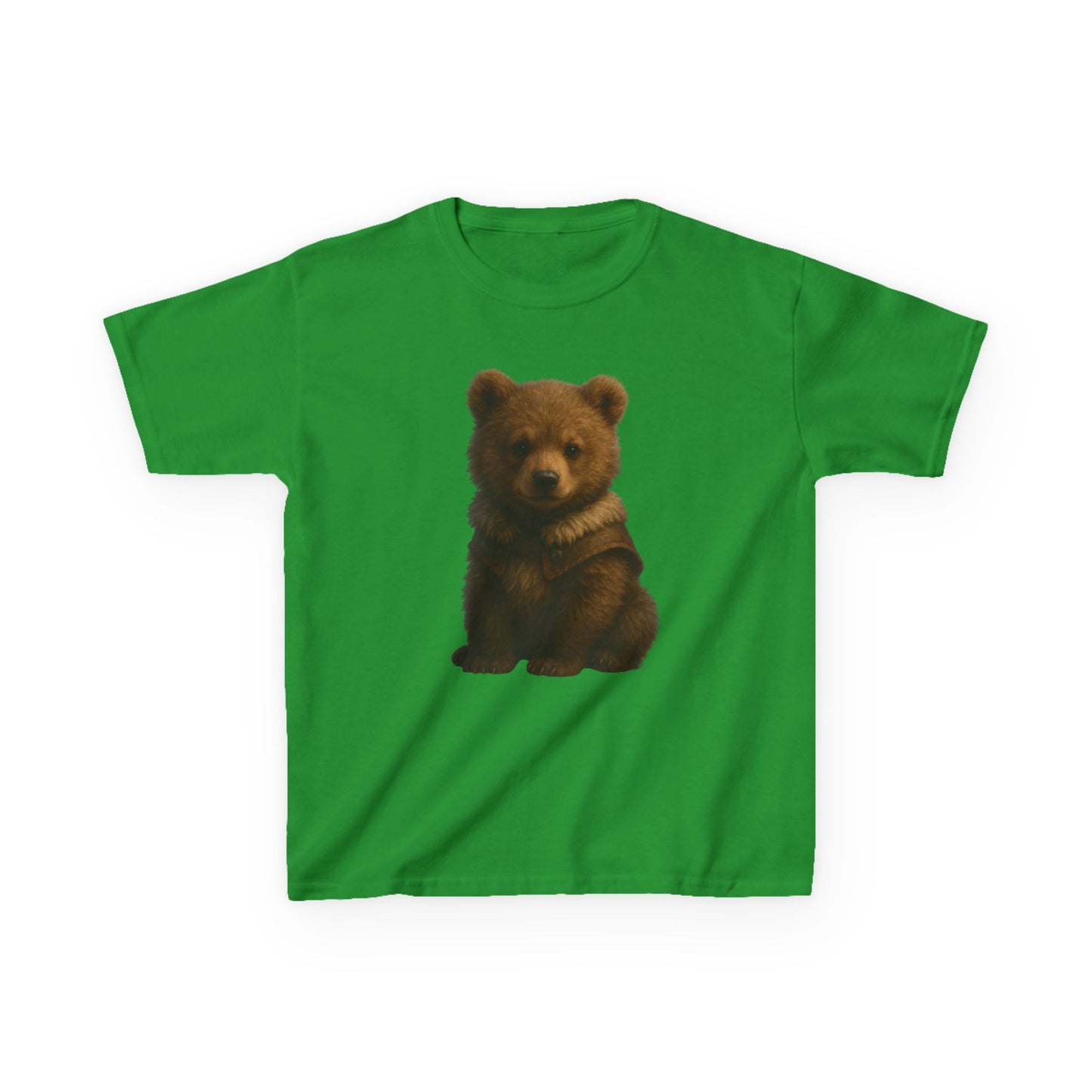 Kids T‑Shirt — Cute Sitting Bear Graphic Tee for Toddlers & Kids