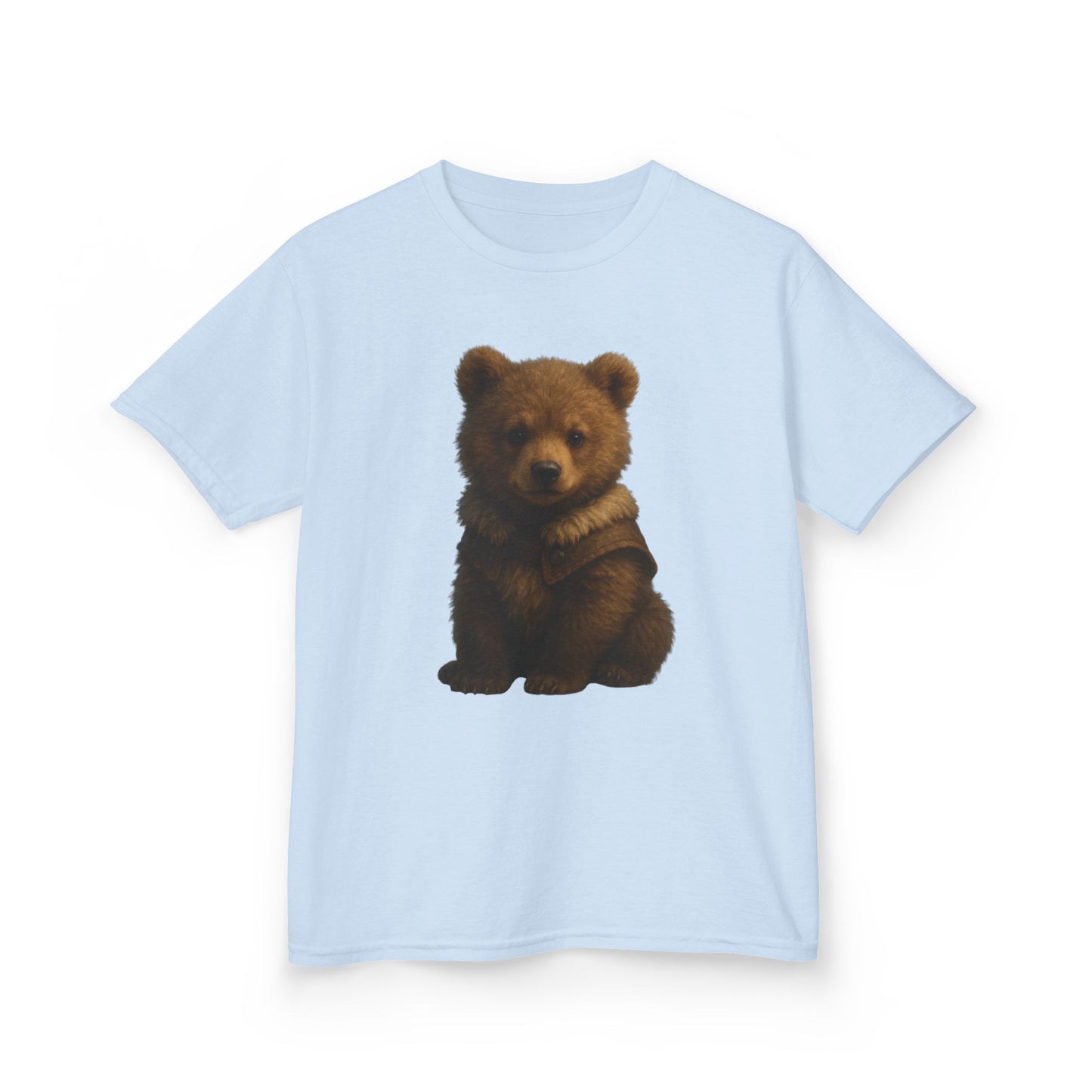 Kids T‑Shirt — Cute Sitting Bear Graphic Tee for Toddlers & Kids
