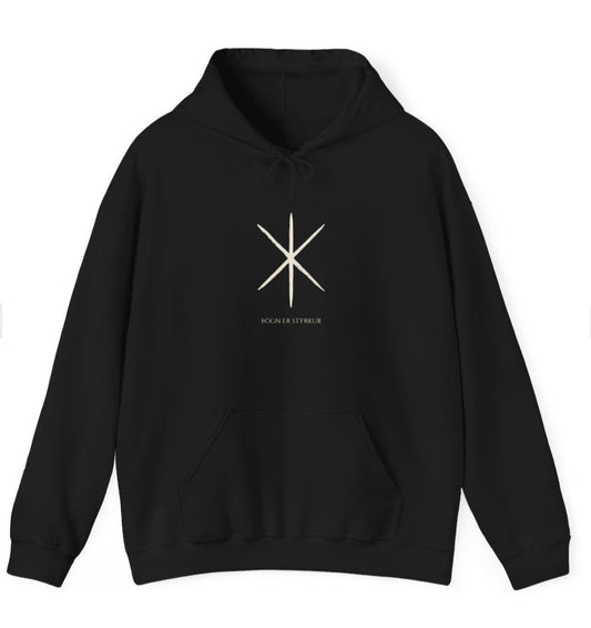 IRON CODE — ÞÖGN ER STYRKUR Hoodie
