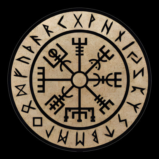 Vegvisir Nordic Rune Tee — Unisex Premium